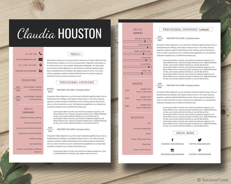 Cv Simple En Word  Exemple de CV Académique Format Word à Télécharger