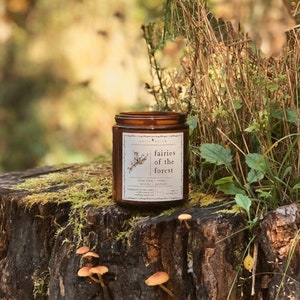 fairies of the forest | essential oil candle | ylang ylang, orange, lavender, patchouli | all-natural candle