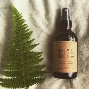 rain in the forest | essential oil room spray, linen spray, air freshener, pillow mist, aromatic spray