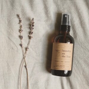 laundry on the line | essential oil room spray, linen spray, air freshener, pillow mist, aromatic spray
