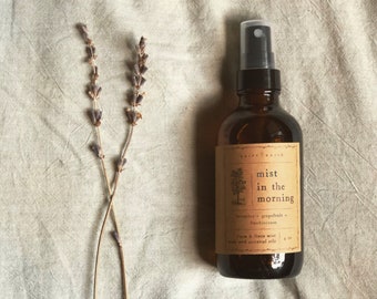 mist in the morning | essential oil room spray, linen spray, air freshener, pillow mist, aromatic spray