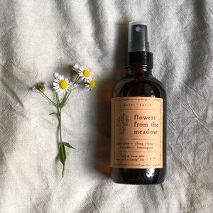 flowers from the meadow | essential oil room spray, linen spray, air freshener, pillow mist, aromatic spray