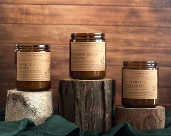 the winter collection | set of three essential oil candles