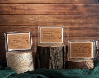 Colección primavera/verano / Set de tres pastillas de cera de soja con aceites esenciales