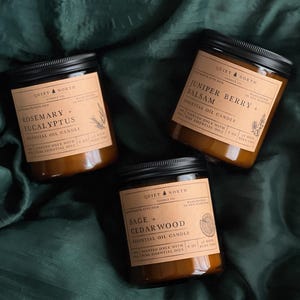 pick three | essential oil candles