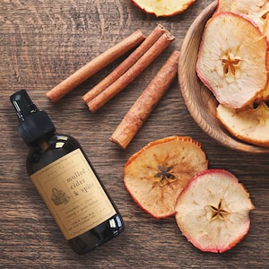 mulled cider & spice | essential oil room spray, linen spray, air freshener, pillow mist, aromatic spray