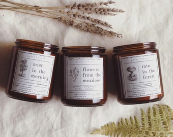 the spring collection | set of three essential oil candles