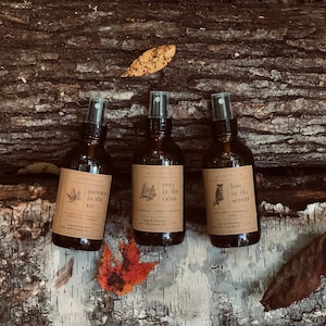 the autumn collection | set of three essential oil room & linen sprays