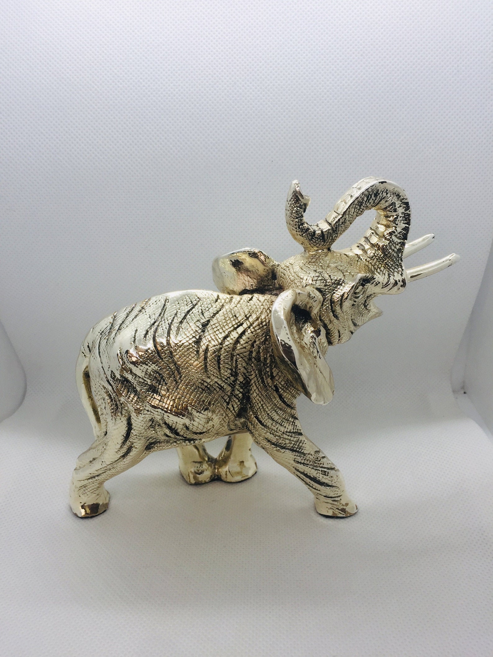 925 Sterling Silver Elephant Figurine solid silver animal Etsy