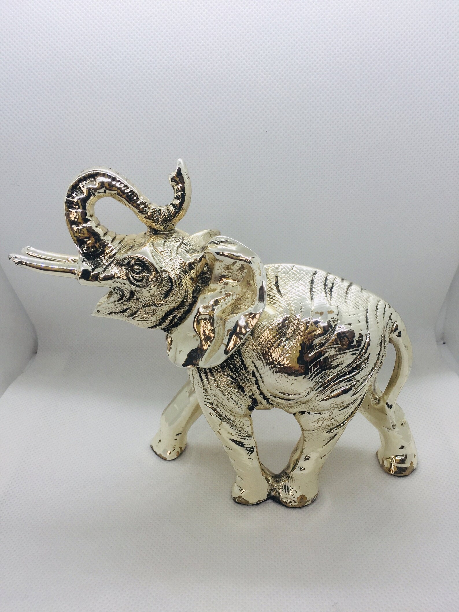 925 Sterling Silver Elephant Figurine solid silver animal Etsy
