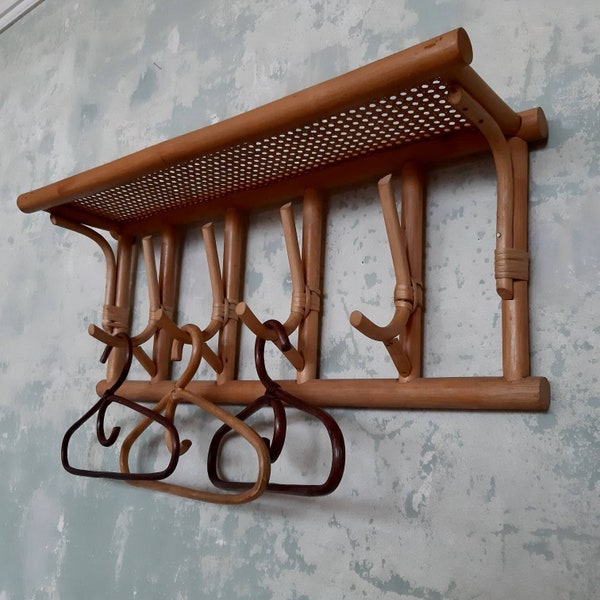 Bamboo Coat Rack Etsy