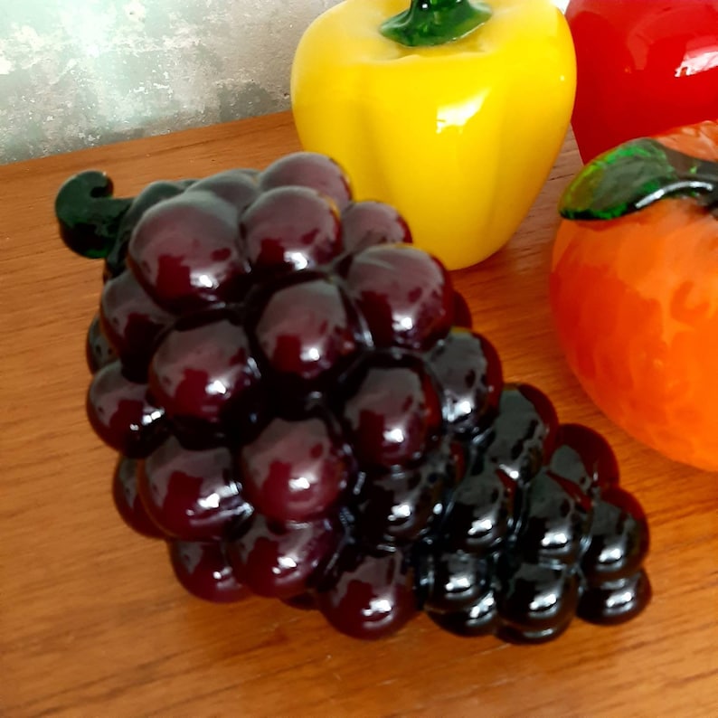 Vintage Murano Glass Fruit Etsy