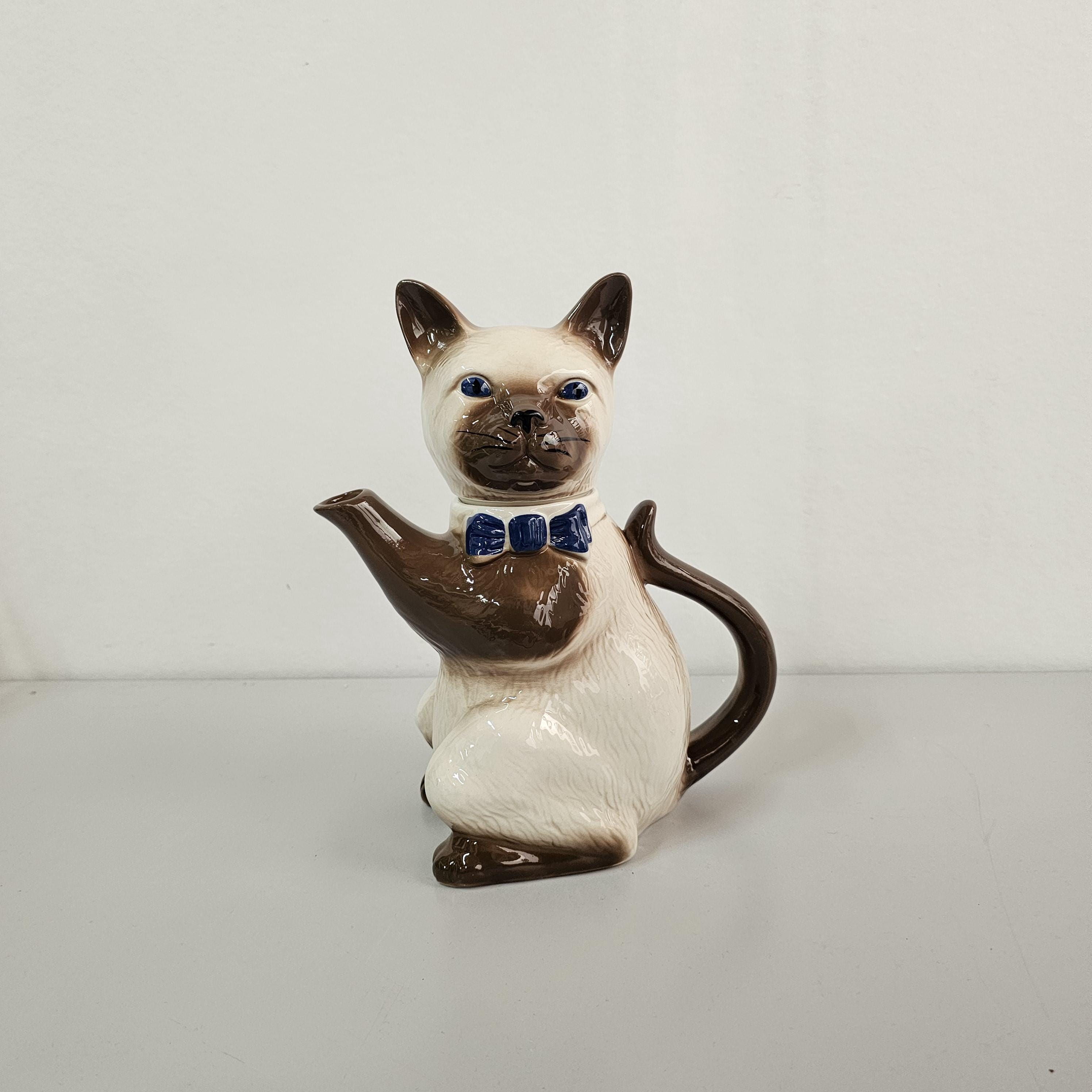 Tony wood cat teapot - Etsy 日本