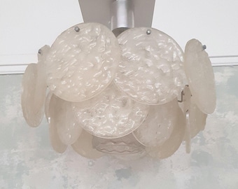 Mid-Century Modern Layered Disk Ceiling Lamp / Retro Chandelier Lighting Fixture