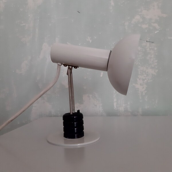 Petite lampe de bureau des années 70, tache grise