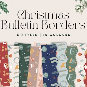 120 Printable Christmas Classroom Bulletin Board Borders