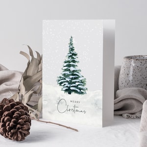 Carte de sapin de Noël imprimable en téléchargement numérique image 2