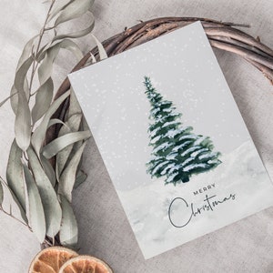 Carte de sapin de Noël imprimable en téléchargement numérique image 4