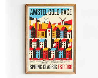 Wielerafdruk, Amstel Gold Race (Spring Classic) wielerposter