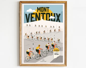 Beklimming van de Mont Ventoux