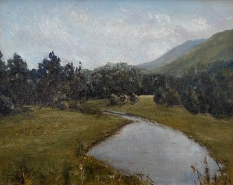 The Battenkill River  - Original Landscape Art Oil Painting