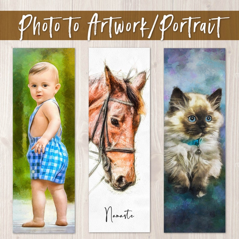 Custom Yoga Mat, Personalized Art Yoga Mat, Photo to Your Own Yoga Mat, Yoga Lover Gift, Customized Pilates/Fitness Mat, Christmas Gift Idea image 7