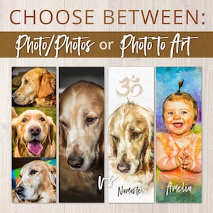 Custom Yoga Mat, Personalized Art Yoga Mat, Photo to Your Own Yoga Mat, Yoga Lover Gift, Customized Pilates/Fitness Mat, Christmas Gift Idea image 3