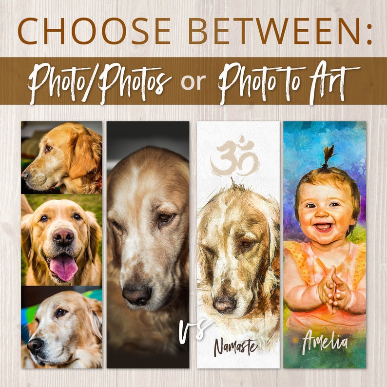 Custom Yoga Mat, Personalized Art Yoga Mat, Photo to Your Own Yoga Mat, Yoga Lover Gift, Customized Pilates/Fitness Mat, Christmas Gift Idea image 3