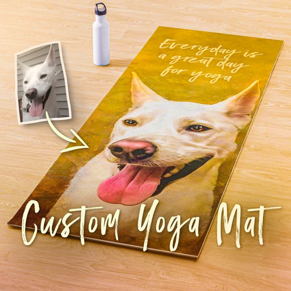 Custom Yoga Mat, Personalized Art Yoga Mat, Photo to Your Own Yoga Mat, Yoga Lover Gift, Customized Pilates/Fitness Mat, Christmas Gift Idea