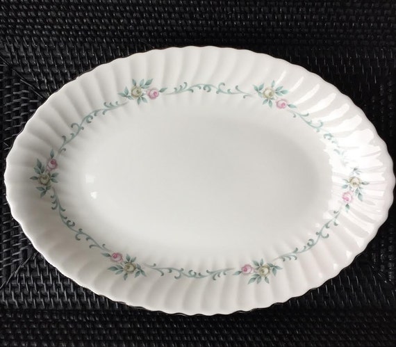 Syracuse China Platter Sweetheart Pattern Oval Silhouette Fine | Etsy Syracuse China Platter Sweetheart Pattern Oval Silhouette Fine | Etsy