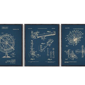 Telescope, Astronomy prints, Astronomy gift, US Patent, Poster, Science Gift, Space Print, Science Art, Space Science, Astronomy Art, #P302