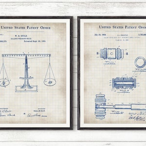 Patent Prints Scales of Justice from 1885 Gavel Patent Art Law Patent Poster,Law Student Law School Law Office Wall Art Justice Prints #P237