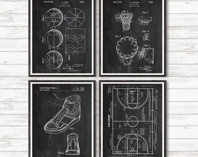 Patent Sport Print,Boys Sports Room Decor,Basketball Print,Basketball Poster,Basketball Coach Gift,Sports Poster,Boys Room Art #P389