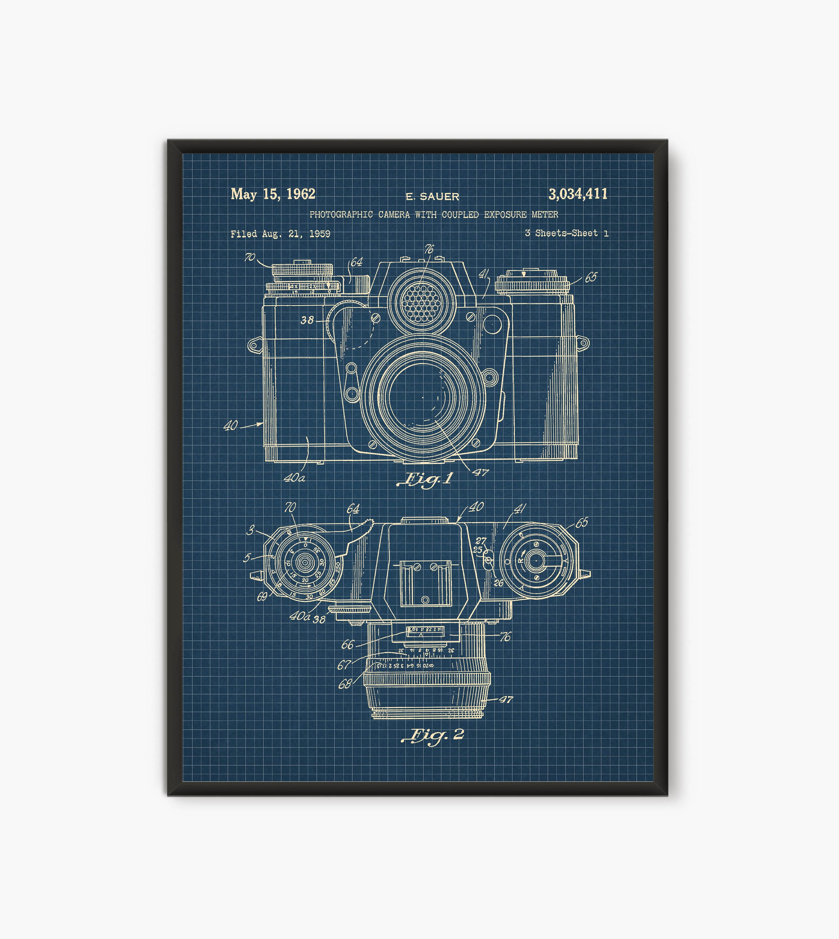 Retro Camera Poster 