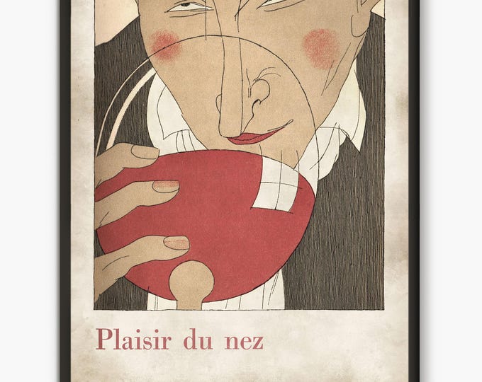 French Wine Decor, Restaurant Decor Cafe Posters, Wine Gifts Wine Posters, Vintage Wine Art, French Illustrations Cafe Prints