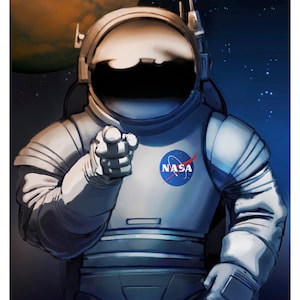 NASA Weltraum Drucke, Retro Wandkunst, Weltraum Reise Drucke