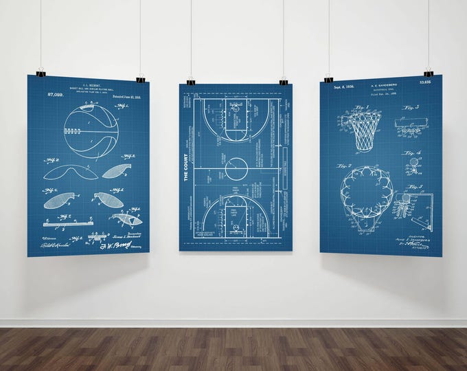 Basketball Patent Prints,Patent Prints,Basketball Poster, Basketball Print, Basketball Sports Gift, Hoop, Basketball Wall Art #P315