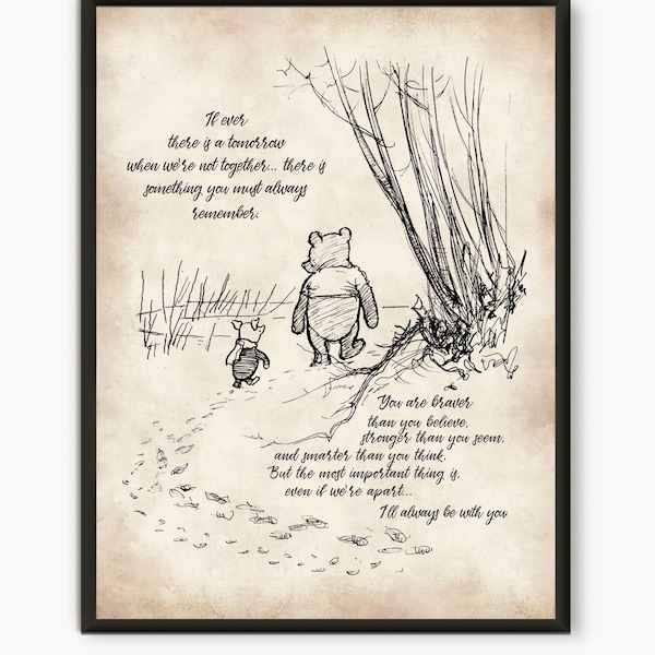 Pooh Quote - Etsy