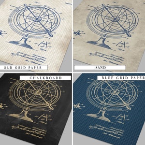 Rocket Blueprint, Set of 6,Space Patent Posters, NASA Art,NASA Patent, NASA Poster, Space Shuttle Poster, Space Shuttle Art, Space Suit P347 image 2