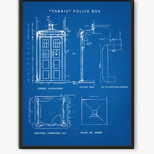 TARDIS Project Poster: Doctor Who-Inspired Time Machine Art