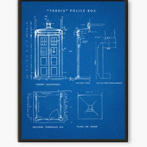 Dr. Who, Tardis print