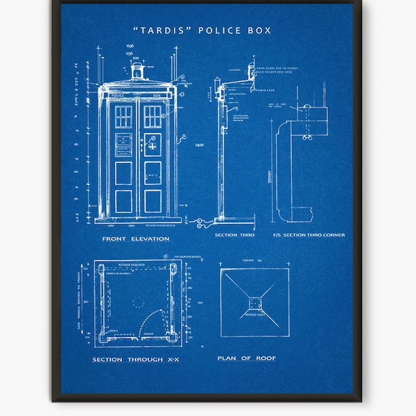 Dr. Who, Tardis print