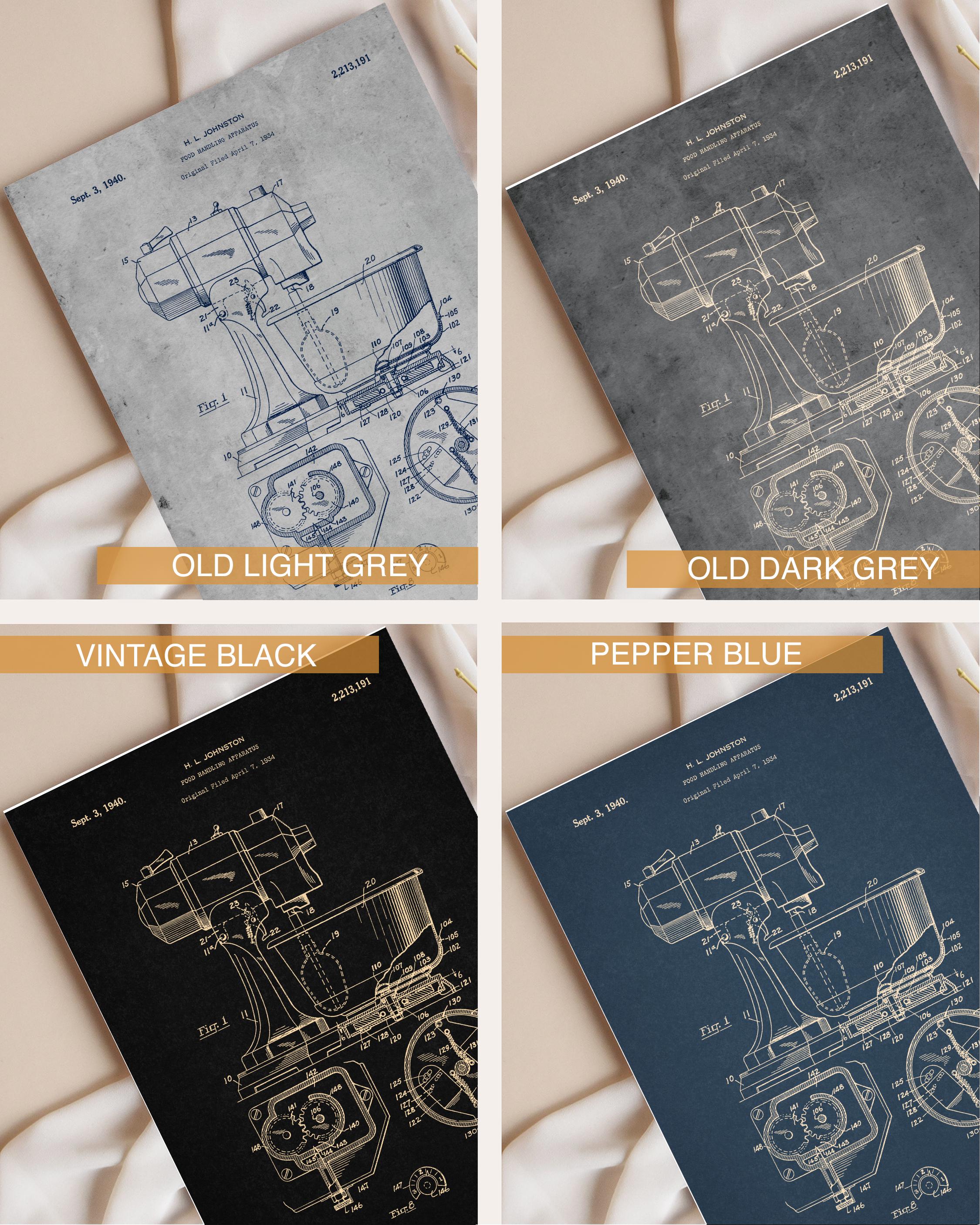 Coffee Patents Art Print Set: Kitchen, Restaurant, Dining Room Decor - Etsy