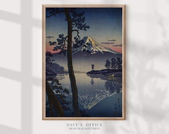 Mount Fuji Print: Tsuchiya Koitsu Ukiyo-e Woodblock Art