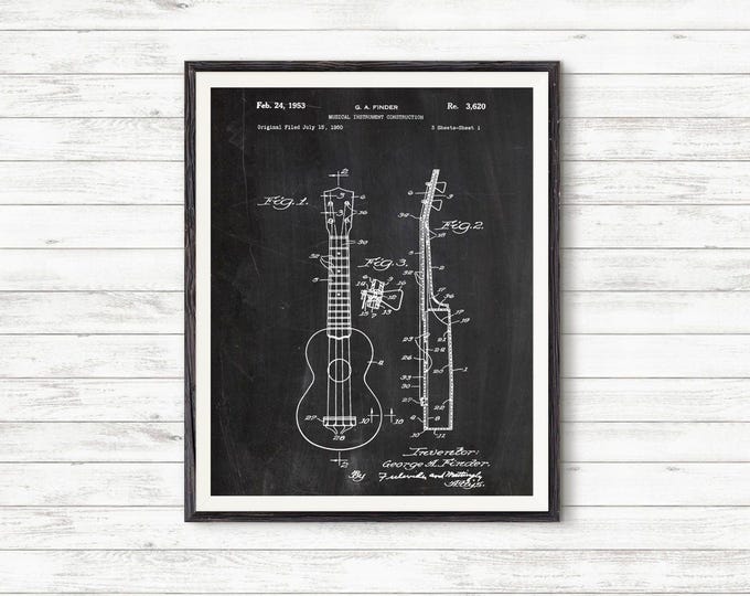 Ukulele Art, Music art, Ukulele Poster, Musician Gift, Ukulele gift, Musical art print, Music decor, Musician Art, Ukulele Posters,  #P281