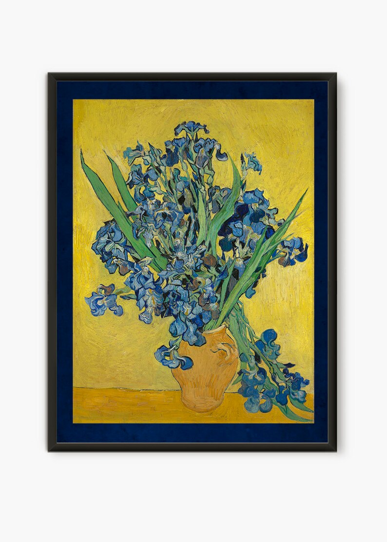Van Gogh Poster Flowers Poster Van Gogh Art Van Gogh Wall | Etsy