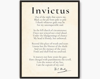 Invictus Poem