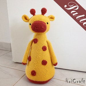 Crochet giraffe doorstopper, pattern giraffe amigurumi, door stop, door stopper, crochet doorstop, crochet pattern door stopper housewarming