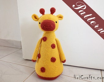 Crochet giraffe doorstopper, pattern giraffe amigurumi, door stop, door stopper, crochet doorstop, crochet pattern door stopper housewarming