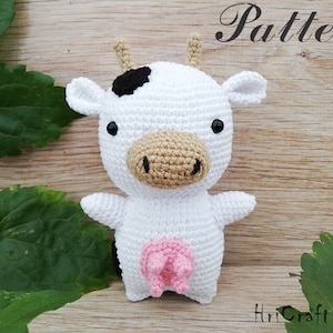 Häkelanleitung Kuh, Amigurumi Kuh, PDF, sofort download, Amigurumi Anleitung